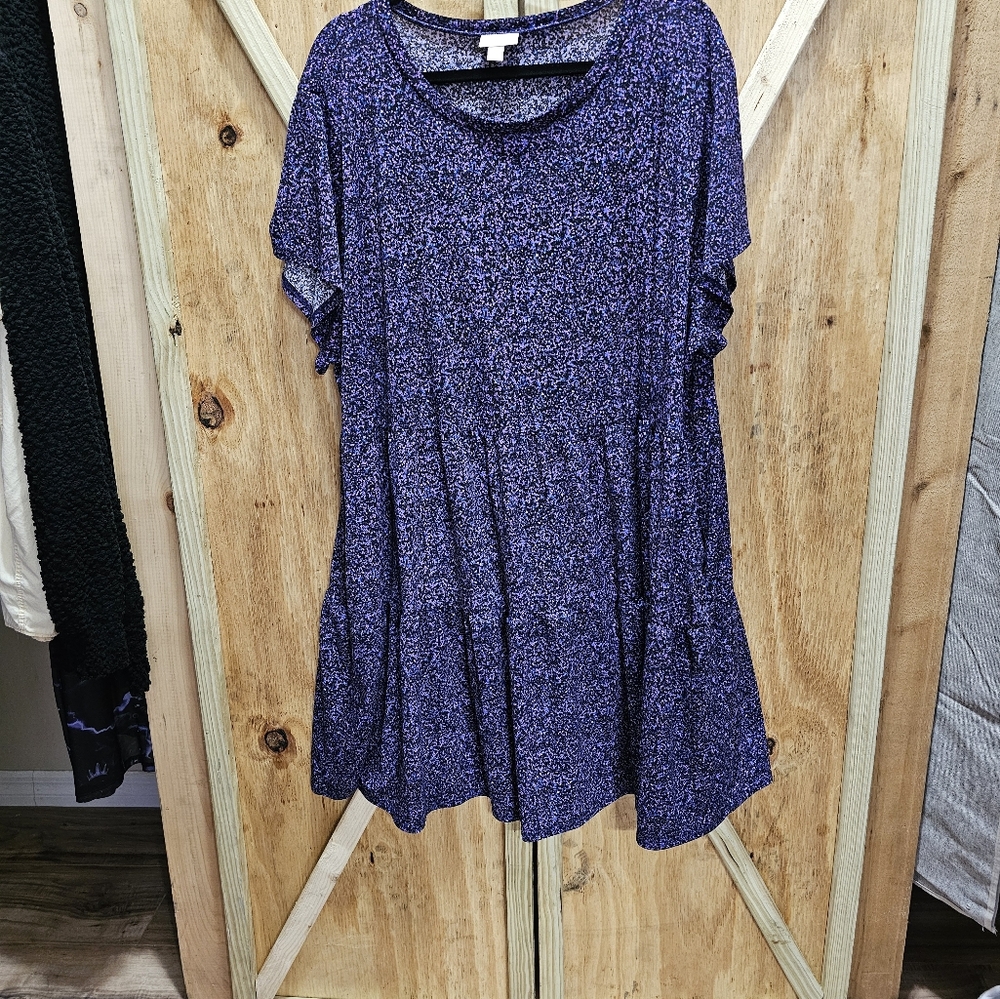 EUC 3xl Lularoe Ariel tiered dress